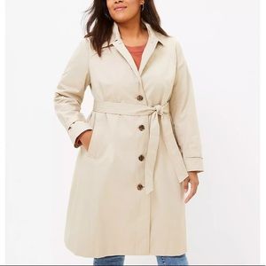 🆕 LOFT Plus Swing Trench Coat